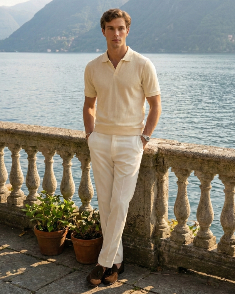 Émile | Slim-Fit Knit Polo