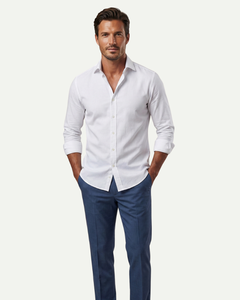 Riccardo | Fitted Button-Up Shirt