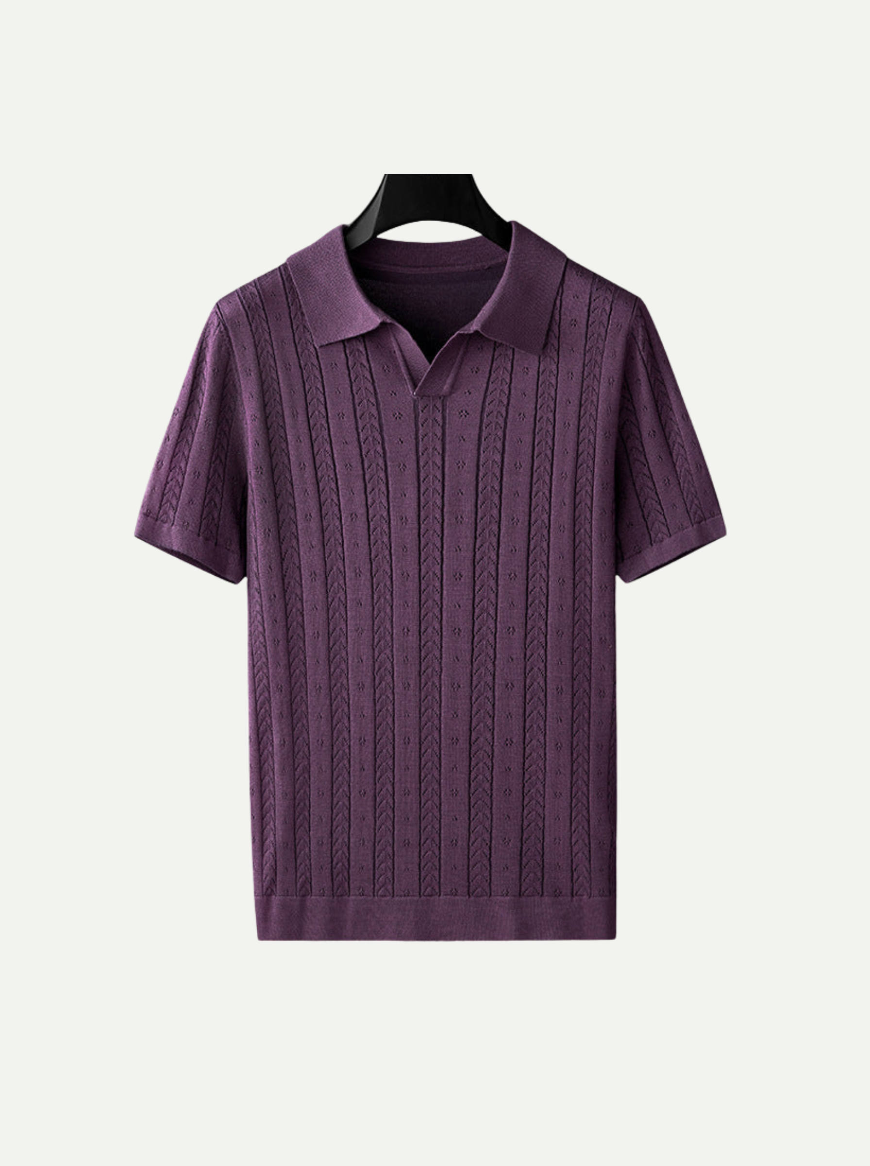 Don Harris | Textured Knit Polo