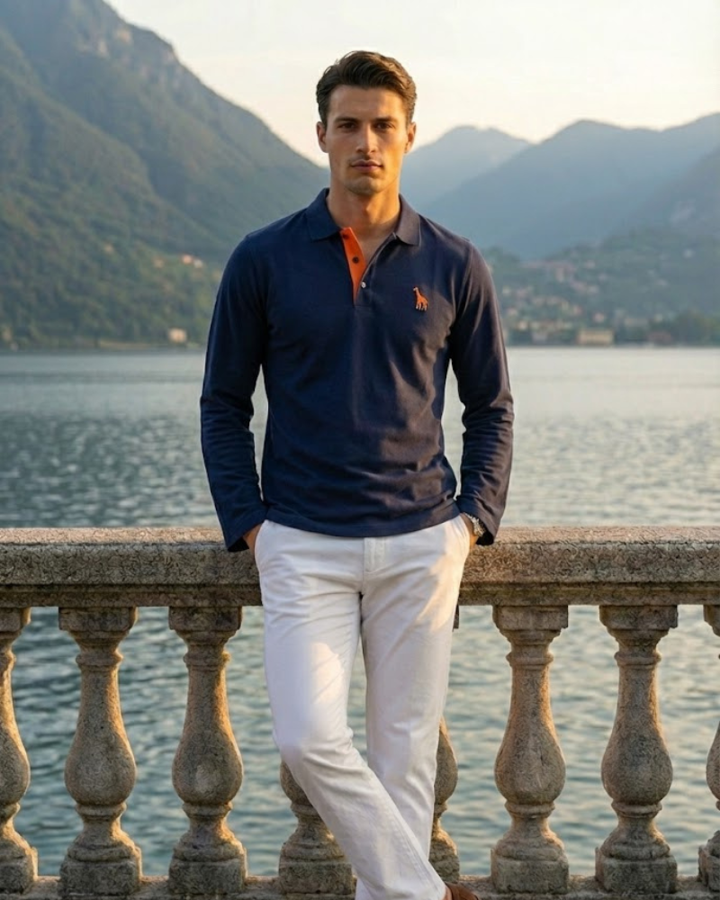 Henri | Long-Sleeve Polo Shirt