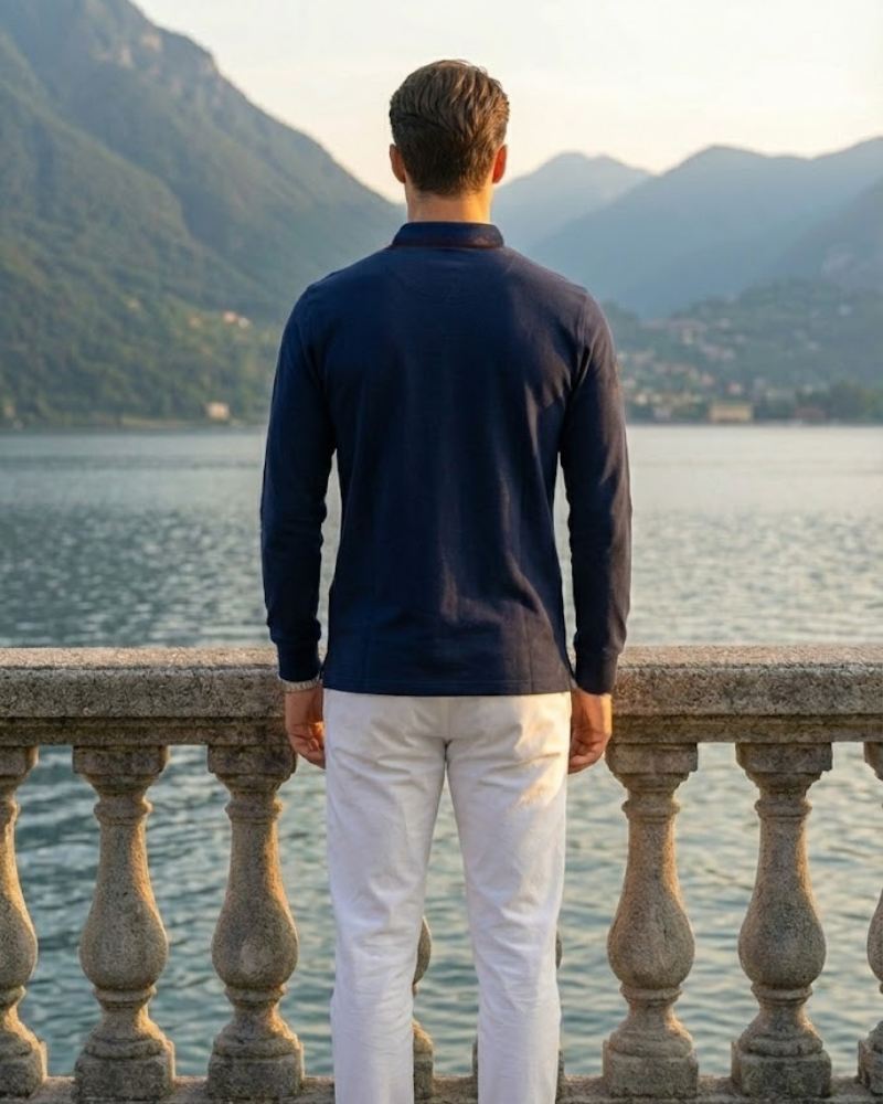 Henri | Long-Sleeve Polo Shirt