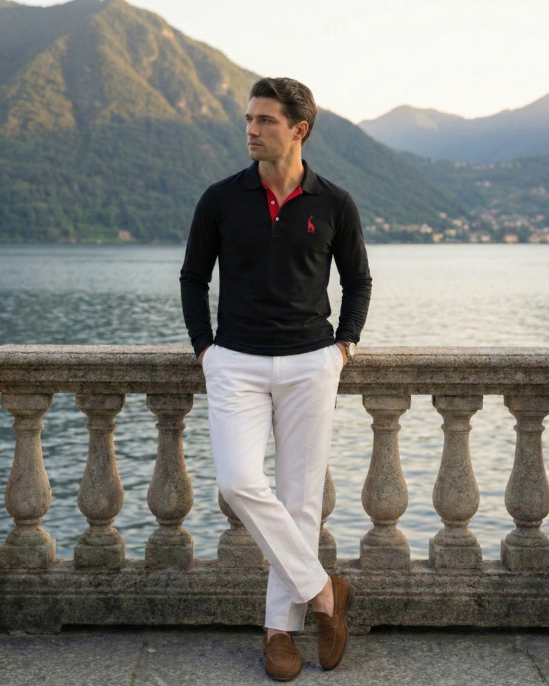 Henri | Long-Sleeve Polo Shirt