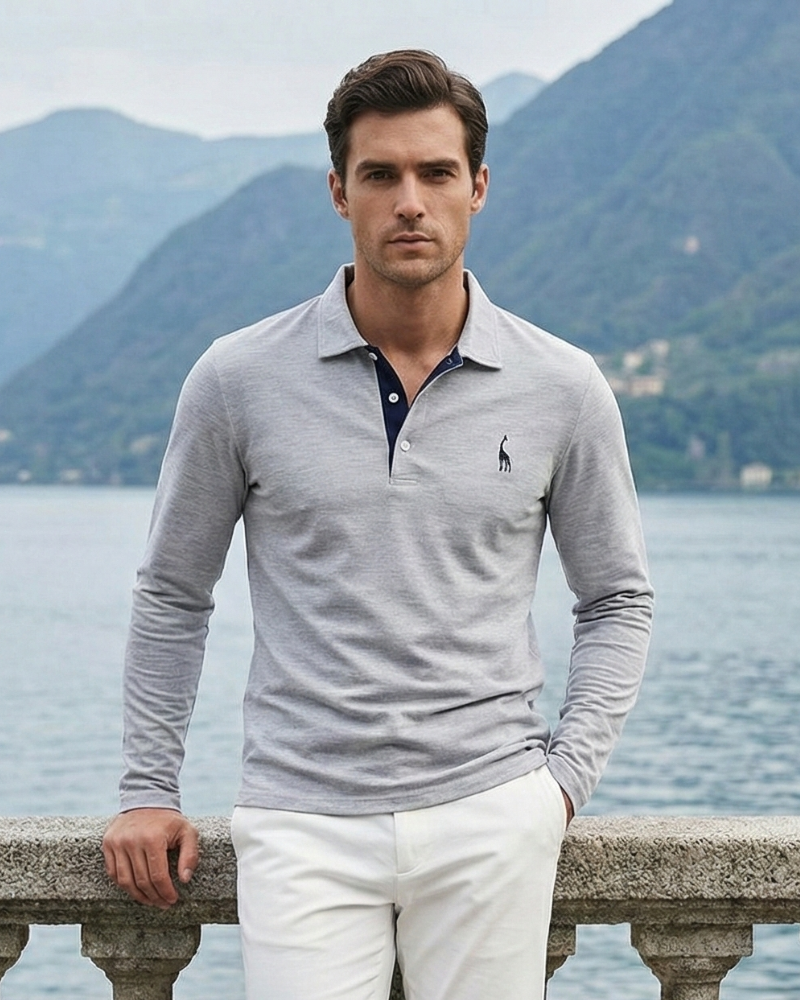 Henri | Long-Sleeve Polo Shirt