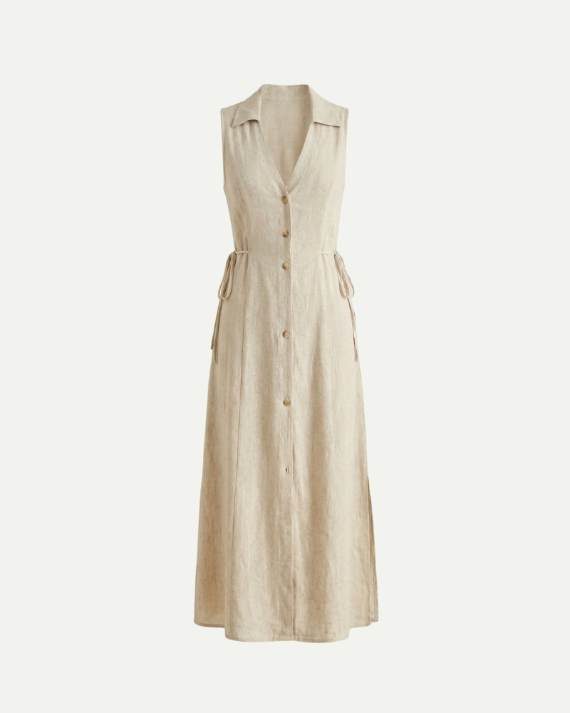 Elouise | Linen Shirt Dress