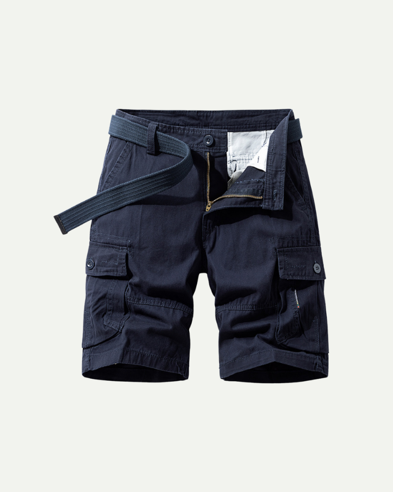 Benny | Soft-Washed Canvas Cargo Shorts