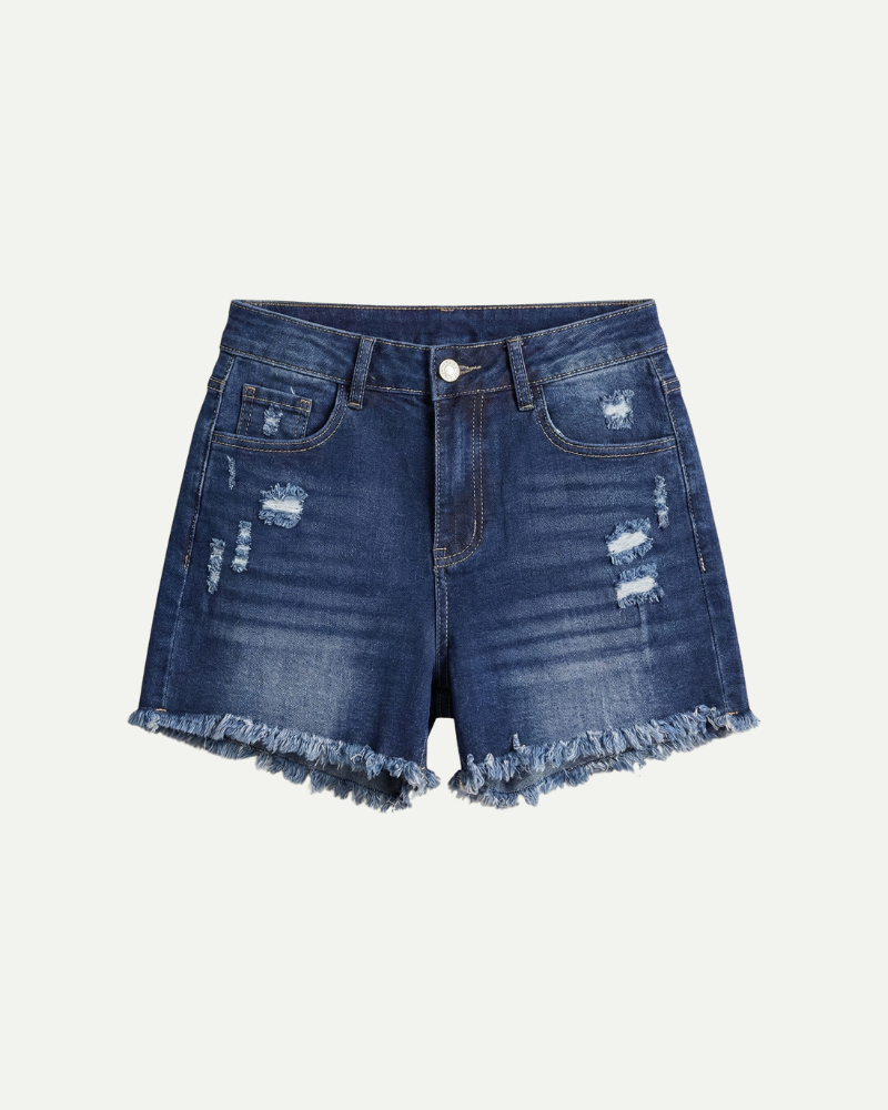 Étienna | High-Rise Denim Shorts
