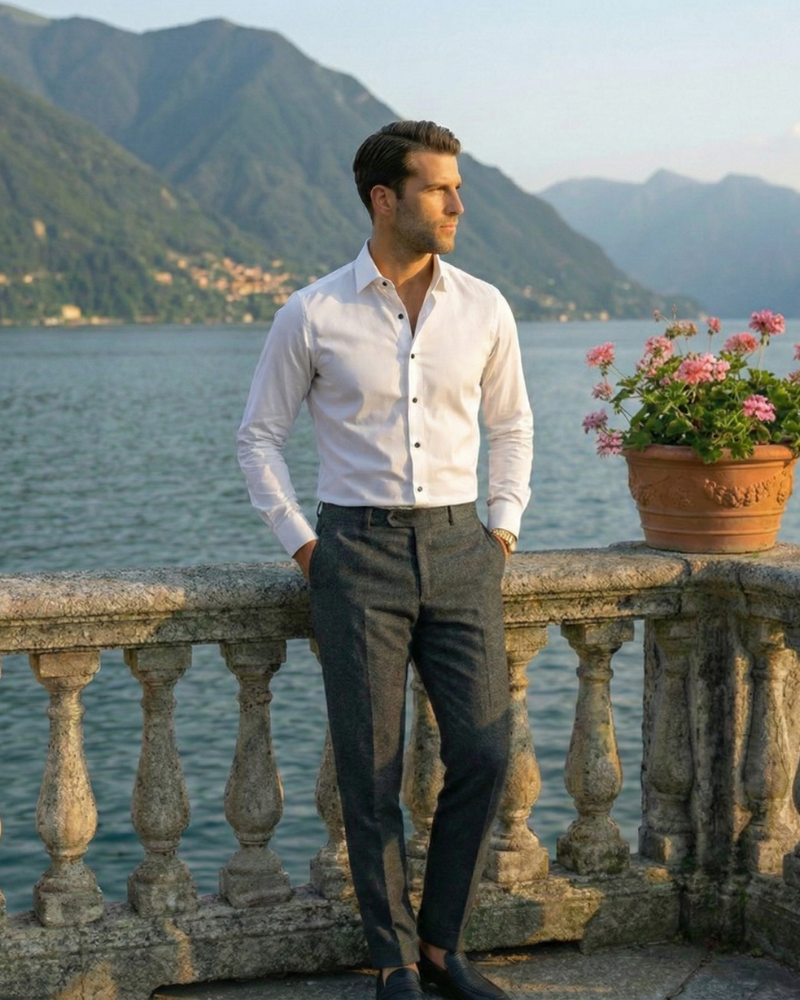 Lorenzo | Slim Button-Up Dress Shirt