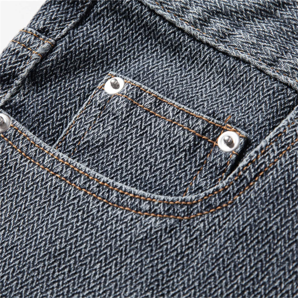Dan Anthony | Herringbone Denim Shorts