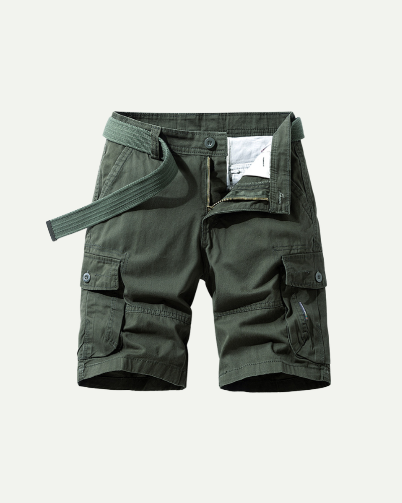 Benny | Soft-Washed Canvas Cargo Shorts