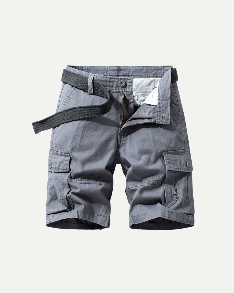 Benny | Soft-Washed Canvas Cargo Shorts