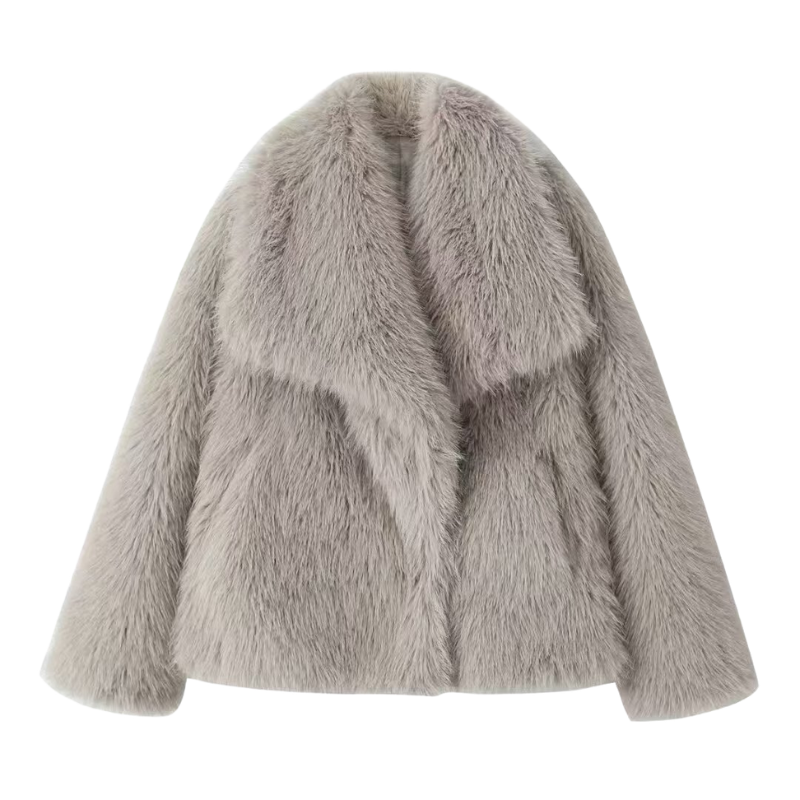 Cathy | Cropped Faux Fur Coat