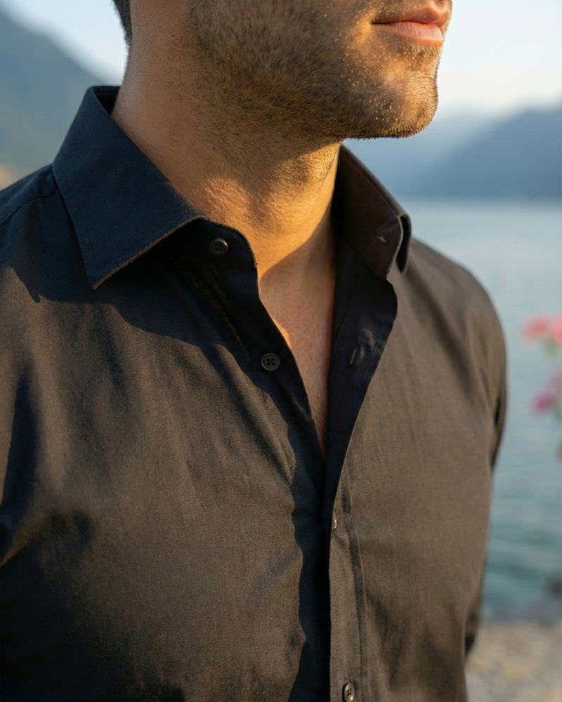 Alessio | Slim Button-Up Shirt