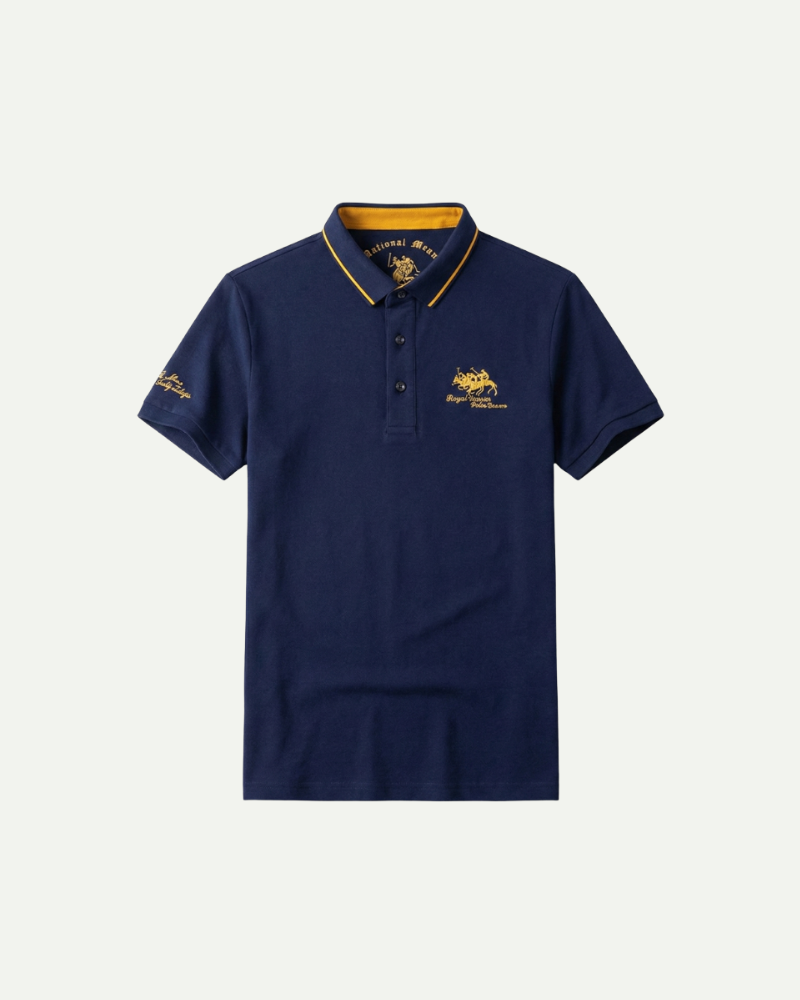 Laurent | Embroidered Polo Shirt