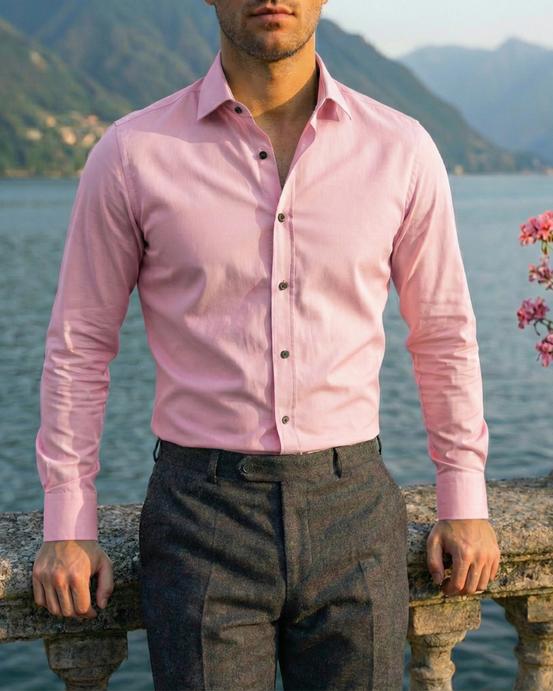 Alessio | Slim Button-Up Shirt