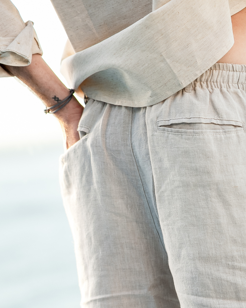 Carter | Men's Linen Shorts | Relaxed Fit, Premium Fabric 6