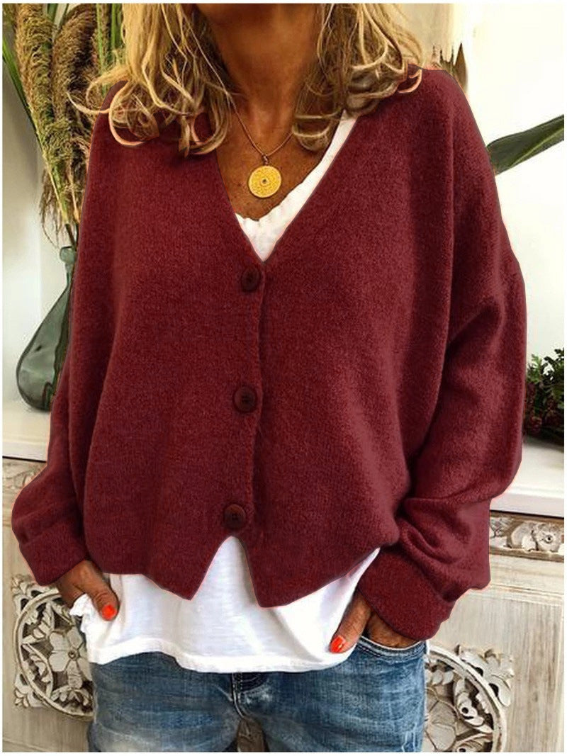 Shannon | V-Neck Knit Cardigan