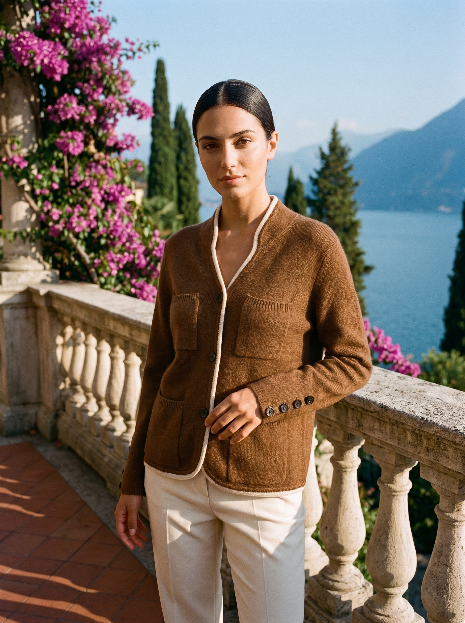 Londyn | V-Neck Wool Cardigan