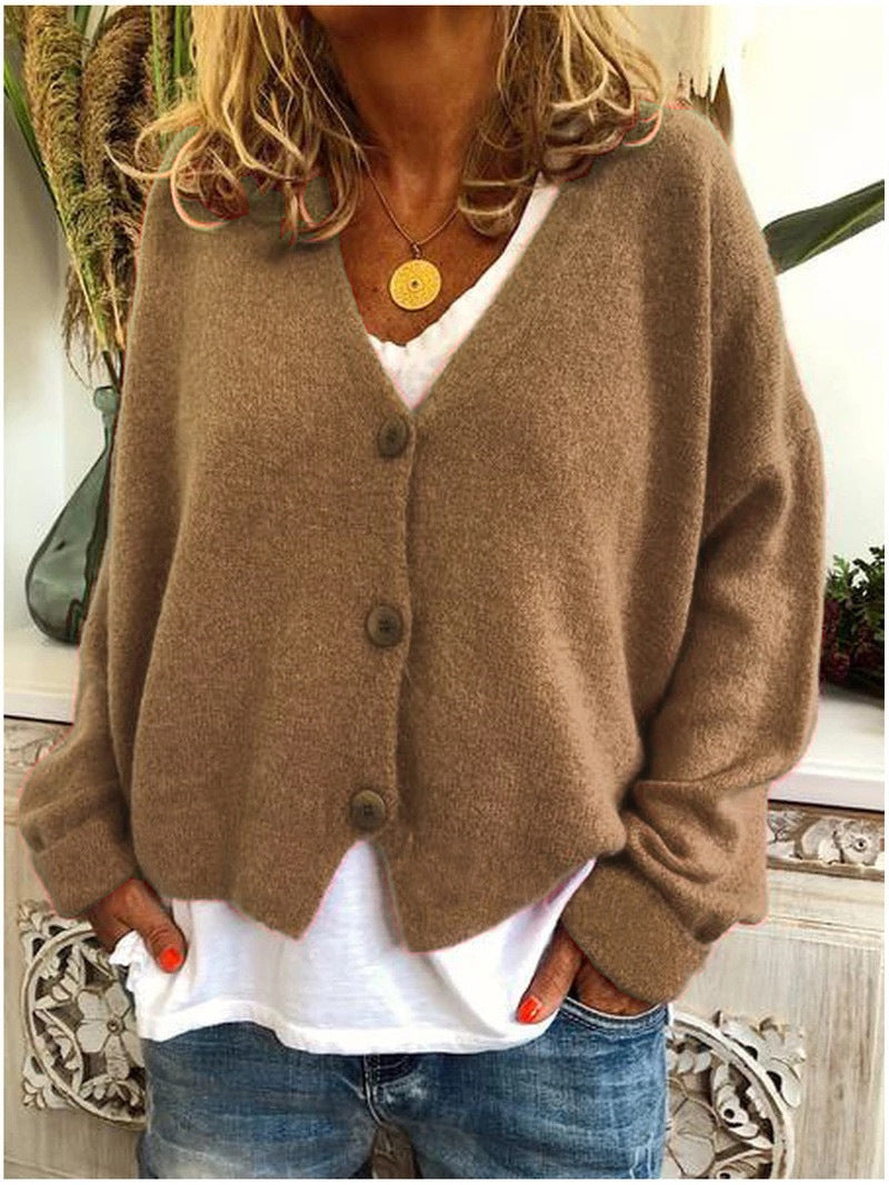 Shannon | V-Neck Knit Cardigan
