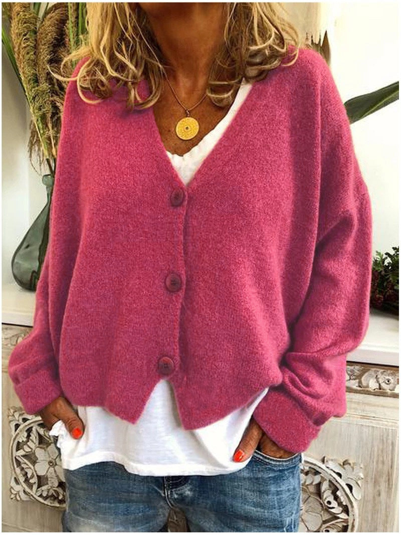 Shannon | V-Neck Knit Cardigan