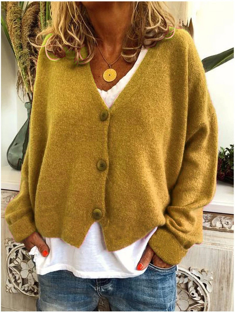 Shannon | V-Neck Knit Cardigan
