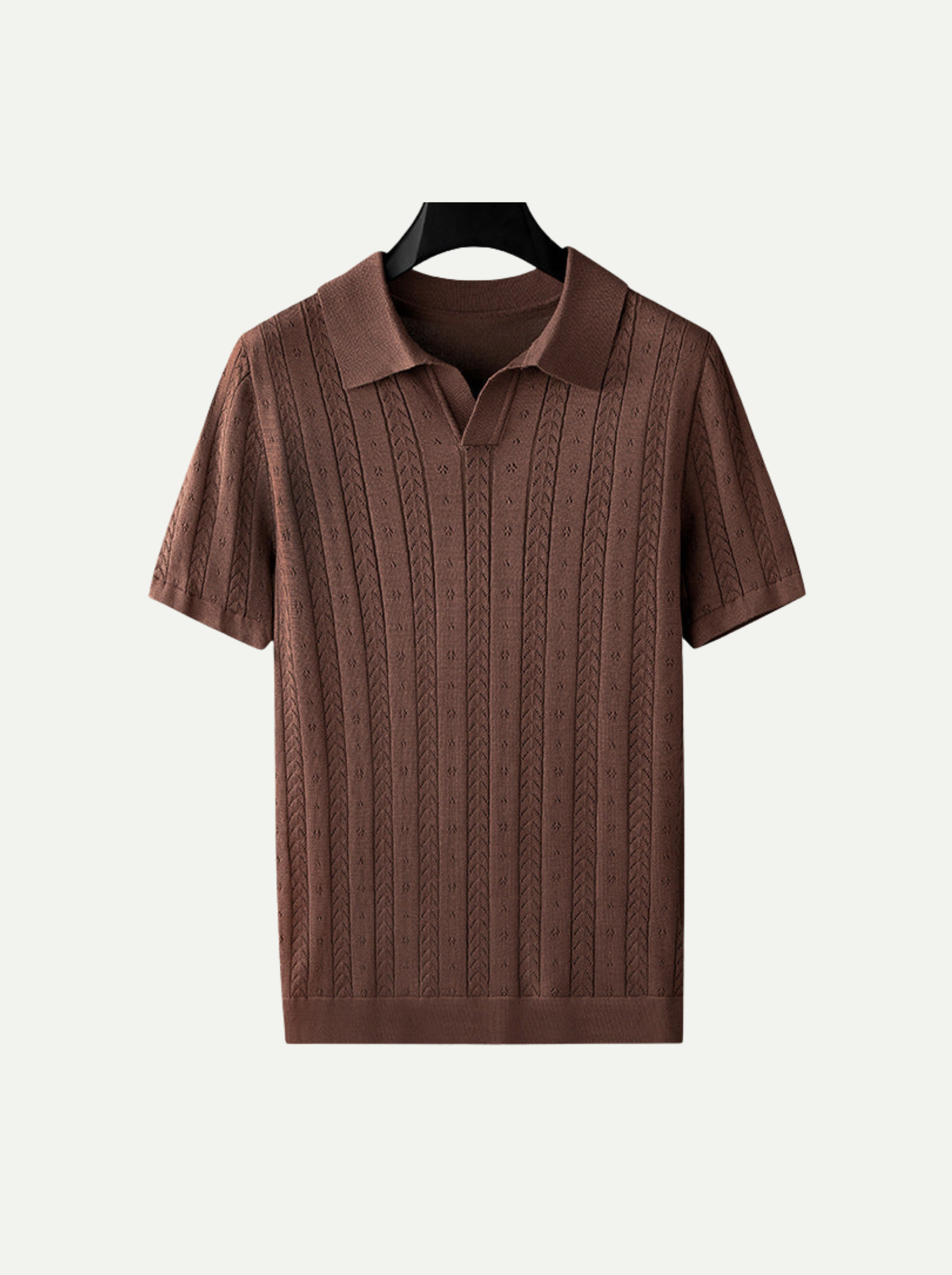 Don Harris | Textured Knit Polo