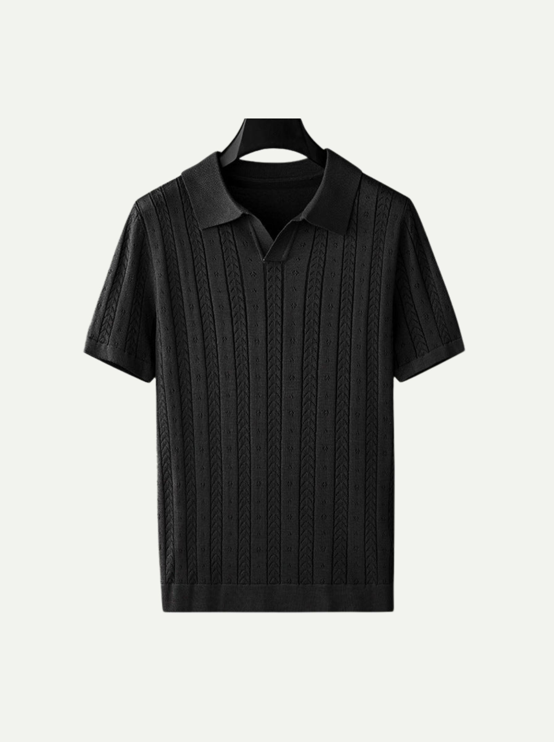 Don Harris | Textured Knit Polo