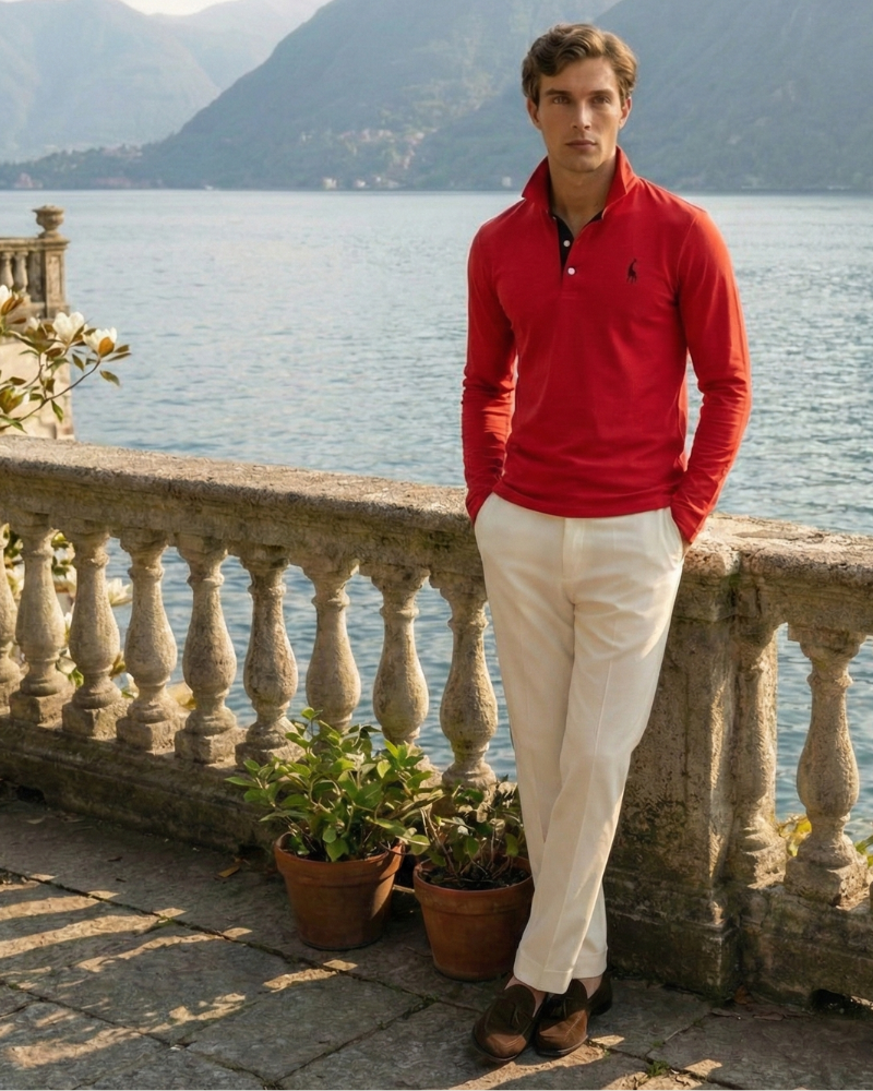 Henri | Long-Sleeve Polo Shirt