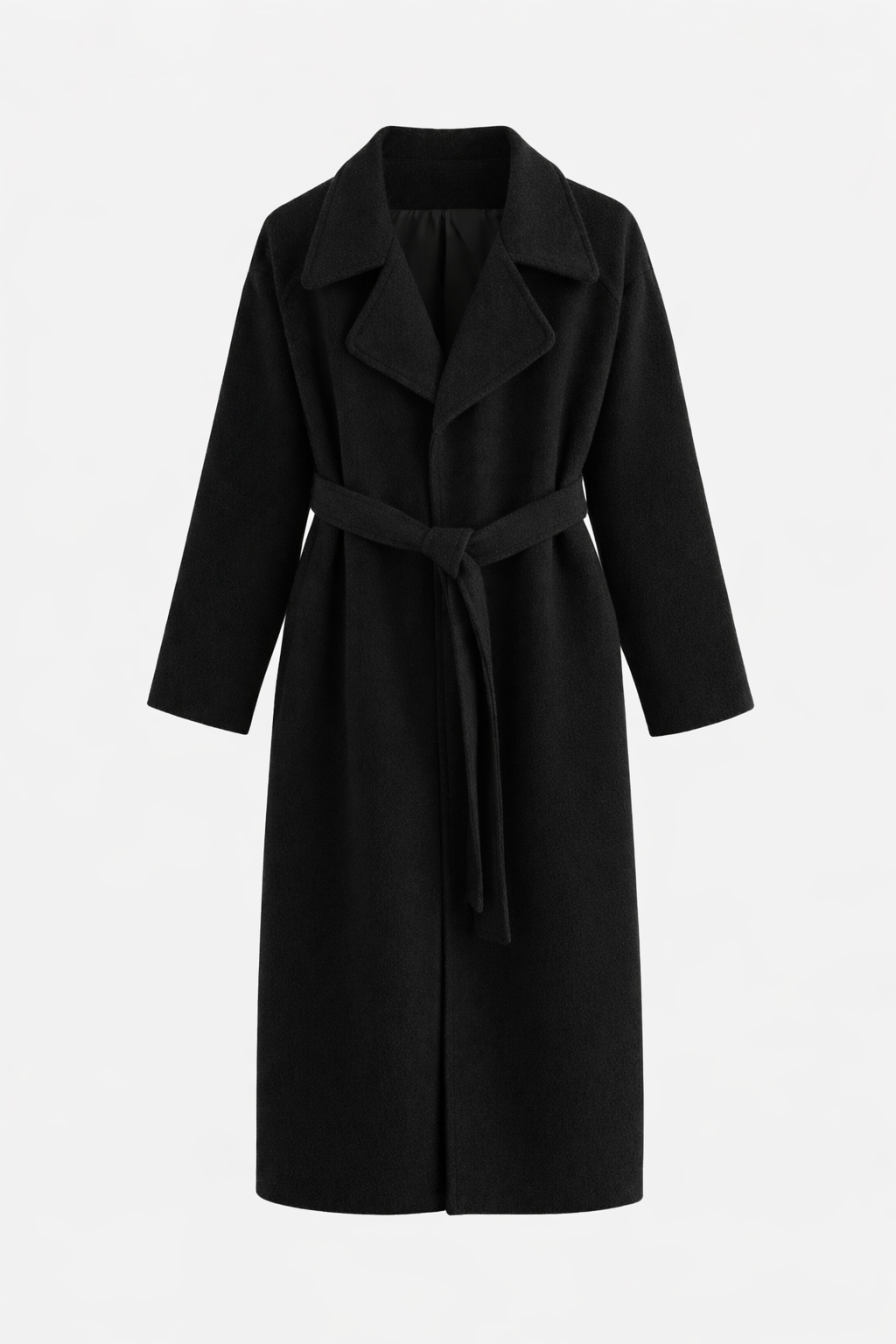 Caith | Belted Wool Wrap Coat