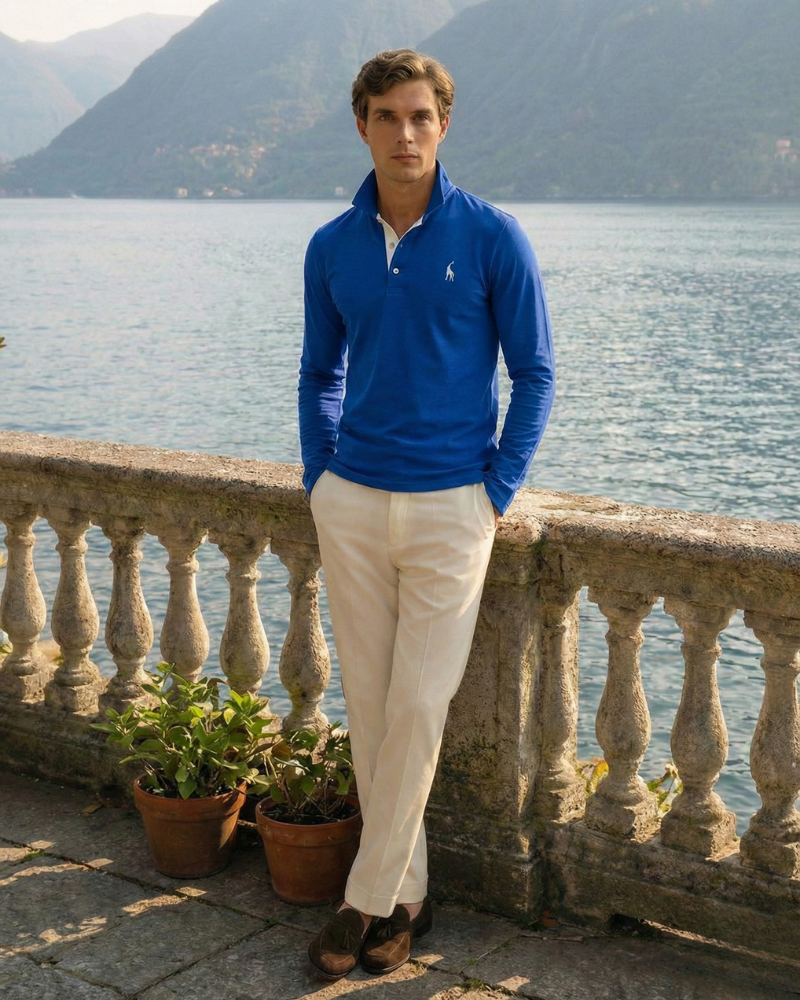 Henri | Long-Sleeve Polo Shirt