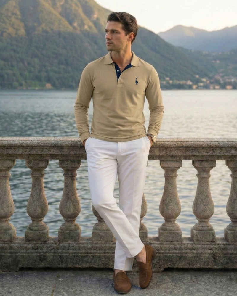 Henri | Long-Sleeve Polo Shirt