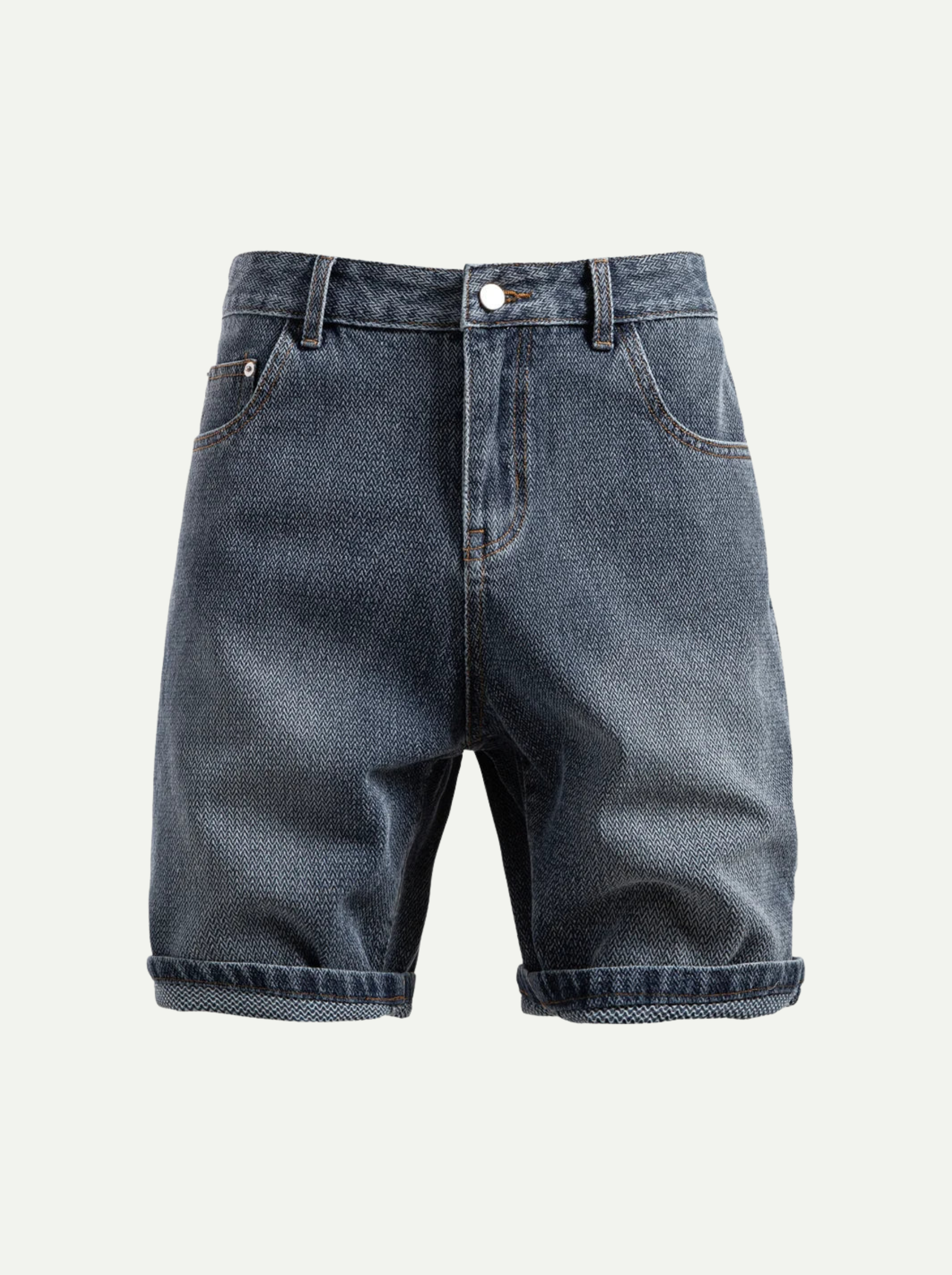 Dan Anthony | Herringbone Denim Shorts