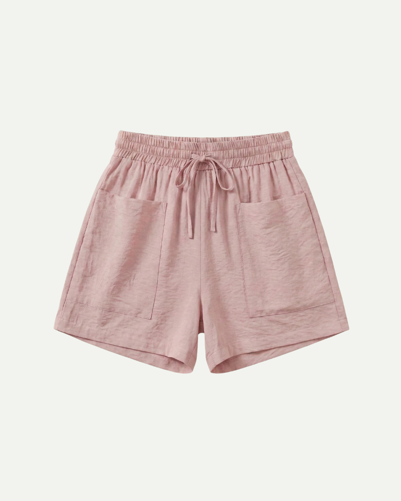 Lucien | Drawstring High-Waist Shorts