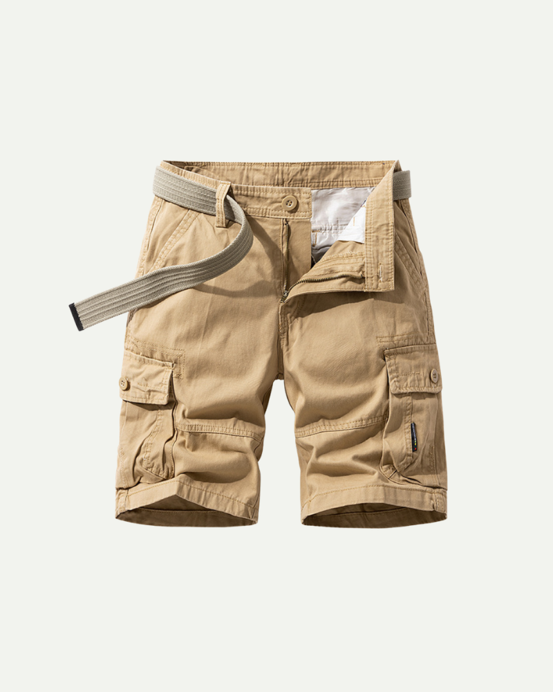 Benny | Soft-Washed Canvas Cargo Shorts