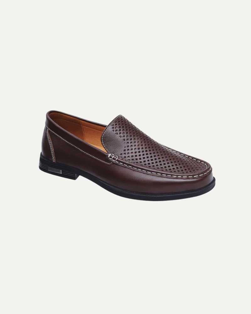Laurent | Leather Slip-On Shoes