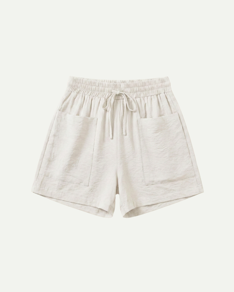 Lucien | Drawstring High-Waist Shorts