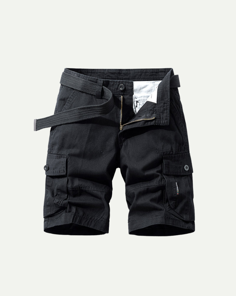 Benny | Soft-Washed Canvas Cargo Shorts