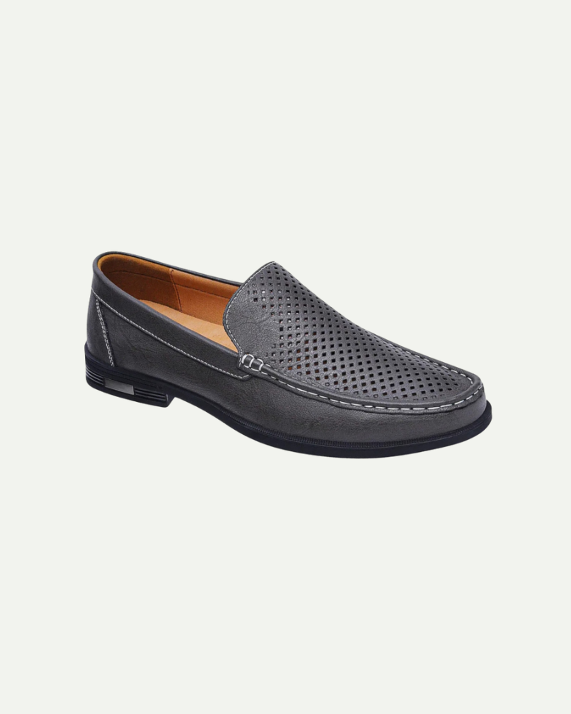 Laurent | Leather Slip-On Shoes