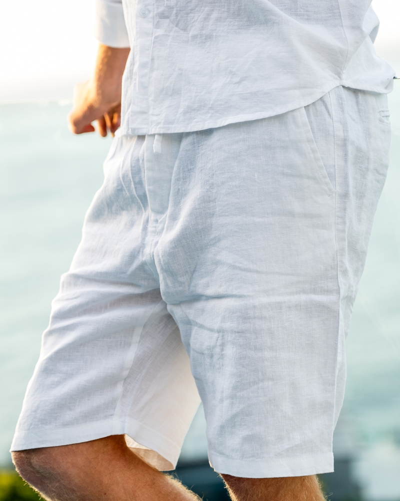 Carter | Men's Linen Shorts | Relaxed Fit, Premium Fabric 1