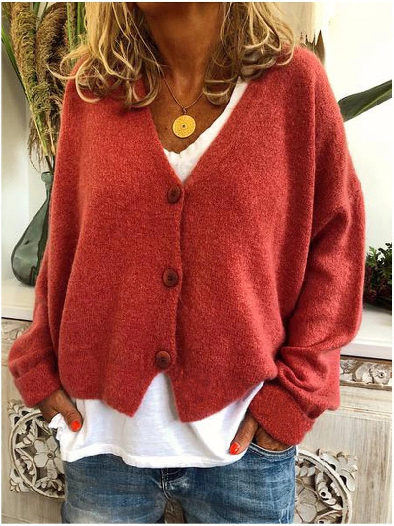 Shannon | V-Neck Knit Cardigan