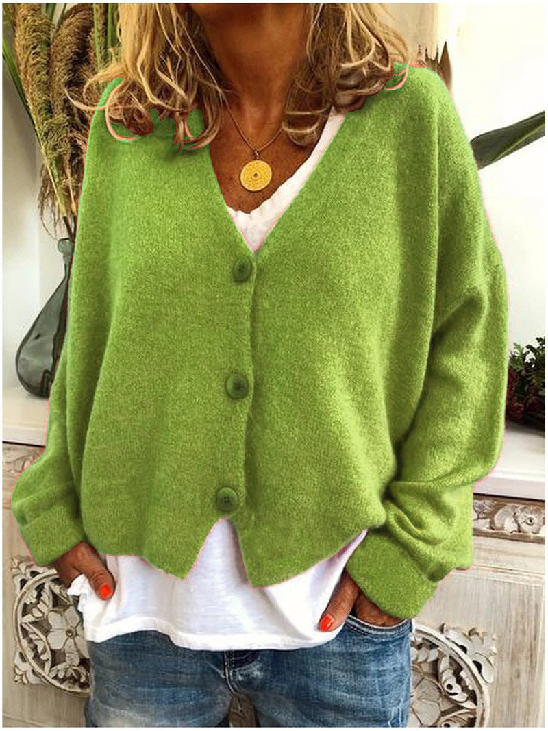 Shannon | V-Neck Knit Cardigan