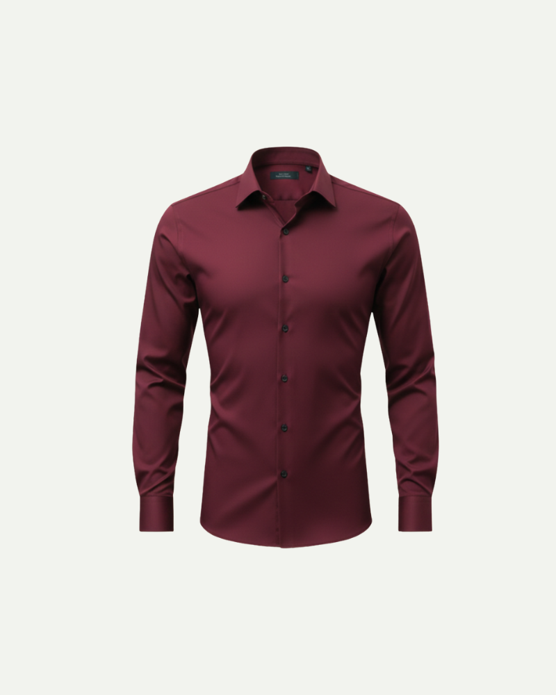 Slim Fit Dress Shirt | Men | Contrast Button | Formal